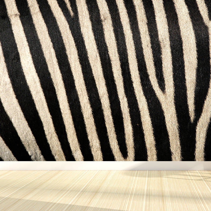 Dark Color Modern Wall Mural Decal Large Animal Print Wall Covering for Sitting Room Clearhalo 'Wall Decor' 'Wall Mural' 1895759