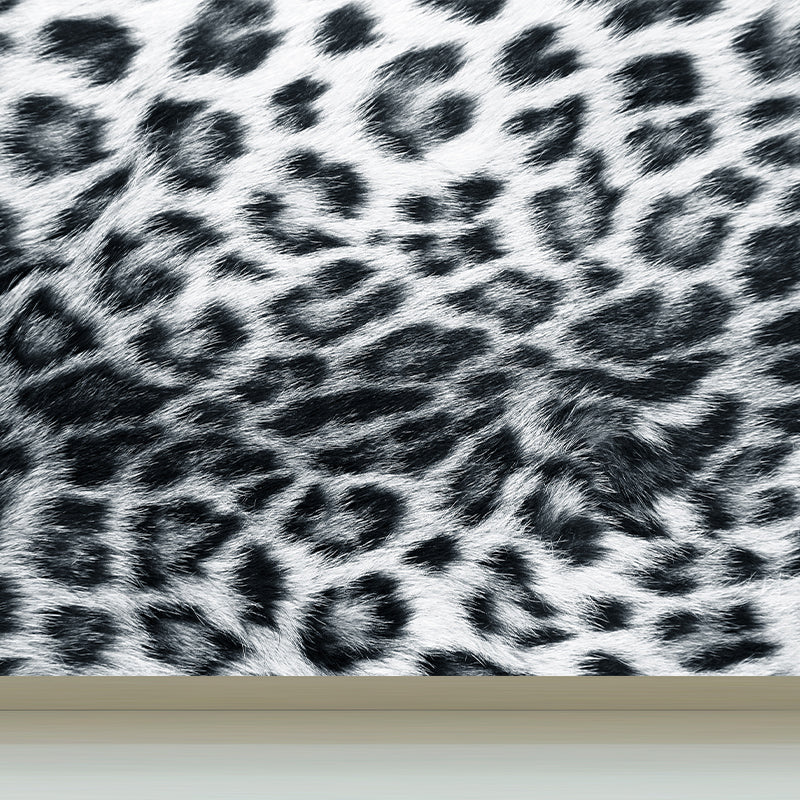 Dark Color Modern Wall Mural Decal Large Animal Print Wall Covering for Sitting Room Grey Clearhalo 'Wall Decor' 'Wall Mural' 1895763