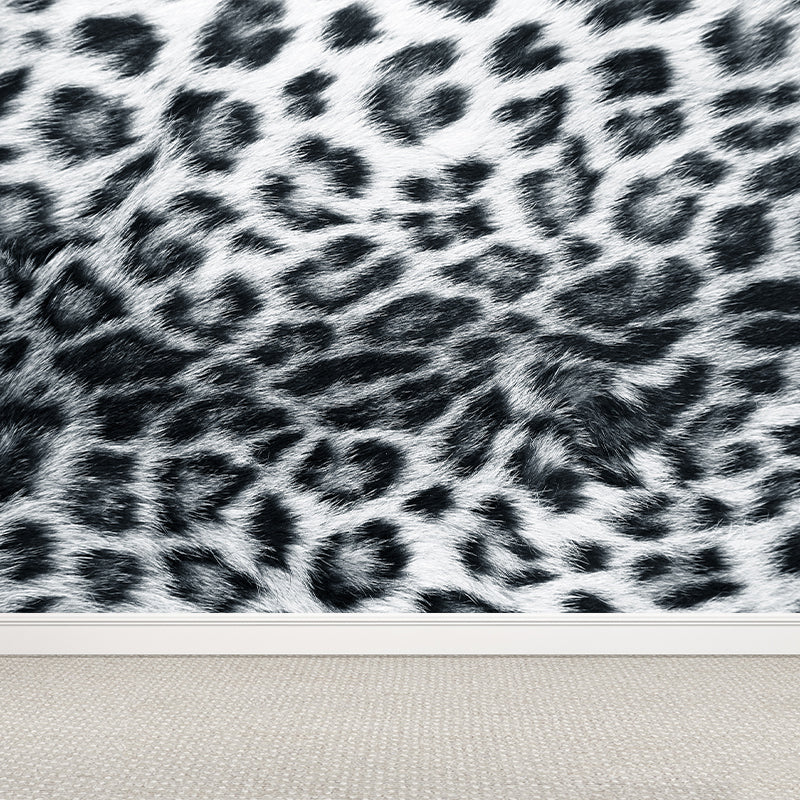 Dark Color Modern Wall Mural Decal Large Animal Print Wall Covering for Sitting Room Clearhalo 'Wall Decor' 'Wall Mural' 1895764