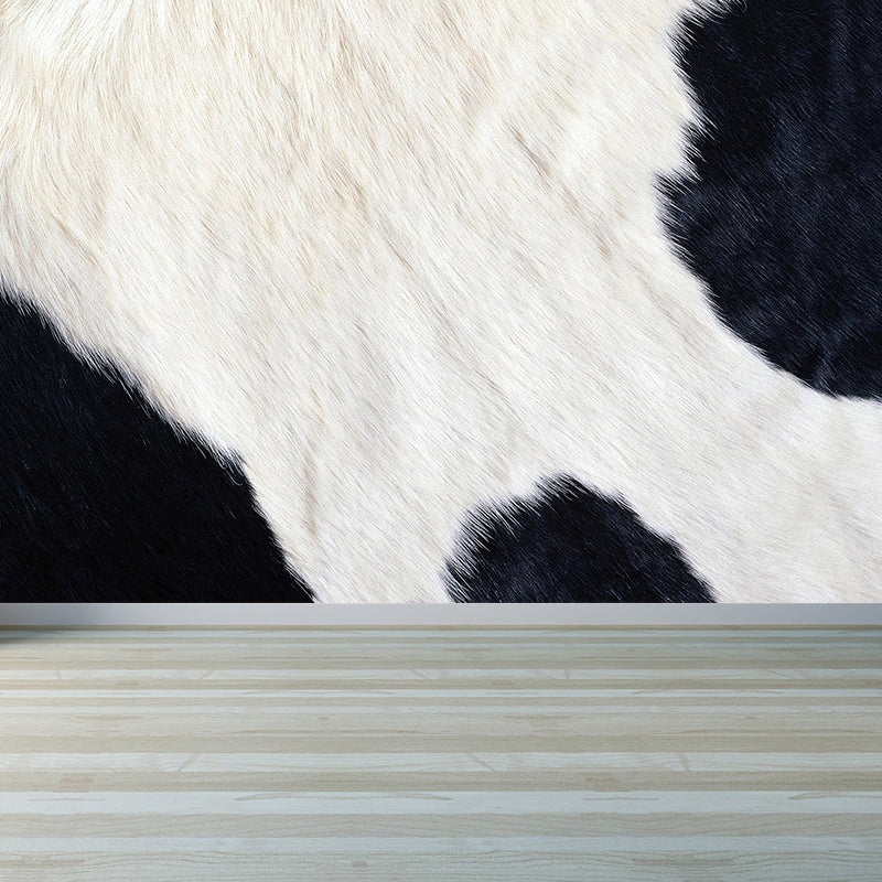 Dark Color Modern Wall Mural Decal Large Animal Print Wall Covering for Sitting Room Clearhalo 'Wall Decor' 'Wall Mural' 1895774