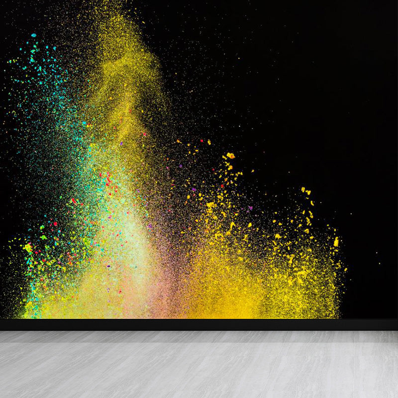 Modern Dust Spurt Mural Non-Woven Stain Resistant Multicolored Wall Covering for Living Room Clearhalo 'Wall Decor' 'Wall Mural' 1896145