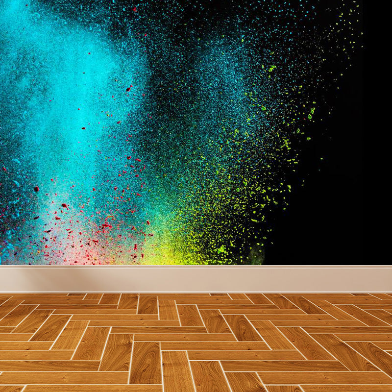 Modern Dust Spurt Mural Non-Woven Stain Resistant Multicolored Wall Covering for Living Room Clearhalo 'Wall Decor' 'Wall Mural' 1896149