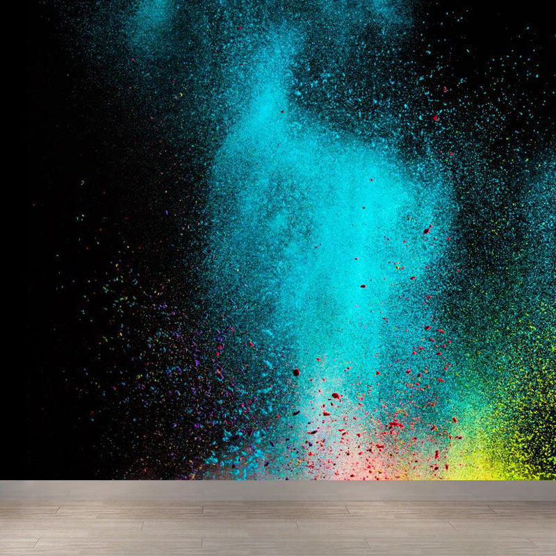 Modern Dust Spurt Mural Non-Woven Stain Resistant Multicolored Wall Covering for Living Room Clearhalo 'Wall Decor' 'Wall Mural' 1896150