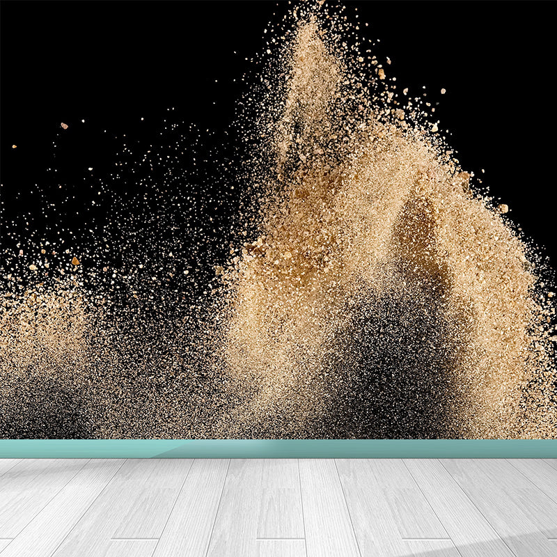 Photo Powder Burst Scene Mural for House Interior, Dark Color, Custom Size Available Clearhalo 'Wall Decor' 'Wall Mural' 1896179