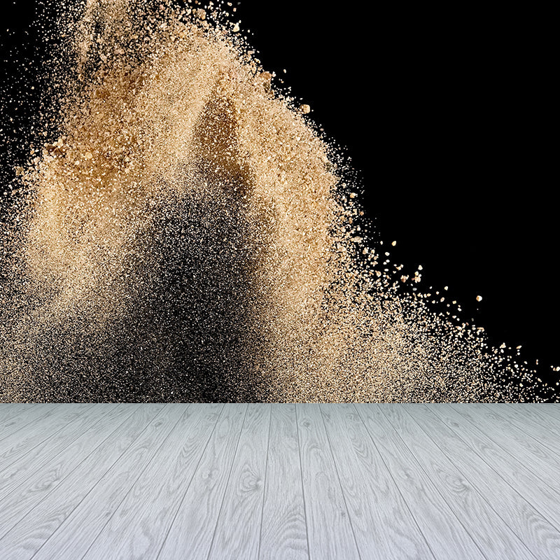 Photo Powder Burst Scene Mural for House Interior, Dark Color, Custom Size Available Clearhalo 'Wall Decor' 'Wall Mural' 1896180