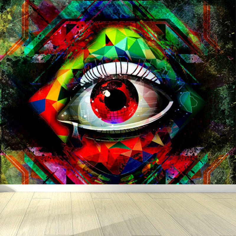 Cool Graffiti Mural Wallpaper for Boys Bedroom Entertainment Wall Decor, Made to Measure Clearhalo 'Wall Decor' 'Wall Mural' 1896284