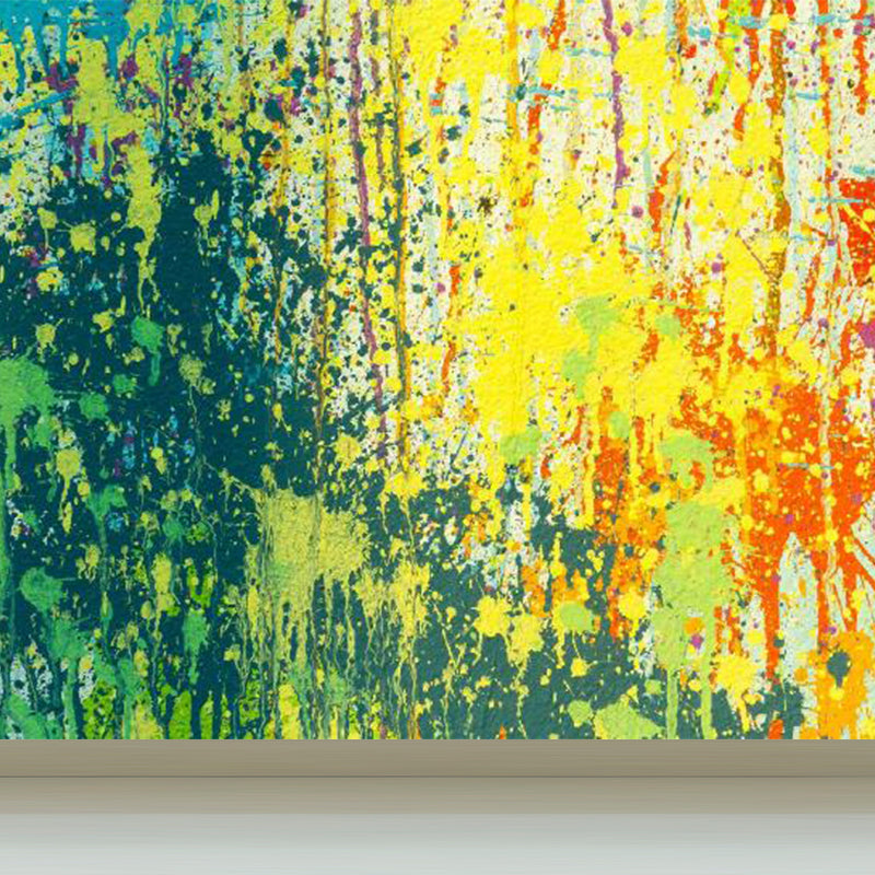 Cool Graffiti Mural Wallpaper for Boys Bedroom Entertainment Wall Decor, Made to Measure Yellow Clearhalo 'Wall Decor' 'Wall Mural' 1896298