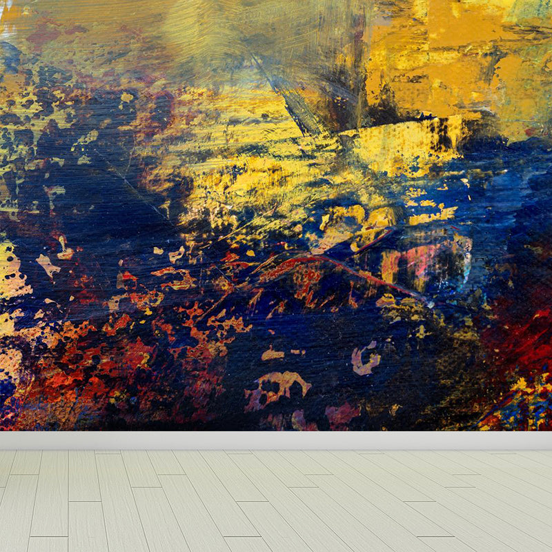 Painting Print Abstract Mural Wallpaper Large Wall Art for Room, Custom Size Available Clearhalo 'Wall Decor' 'Wall Mural' 1896395