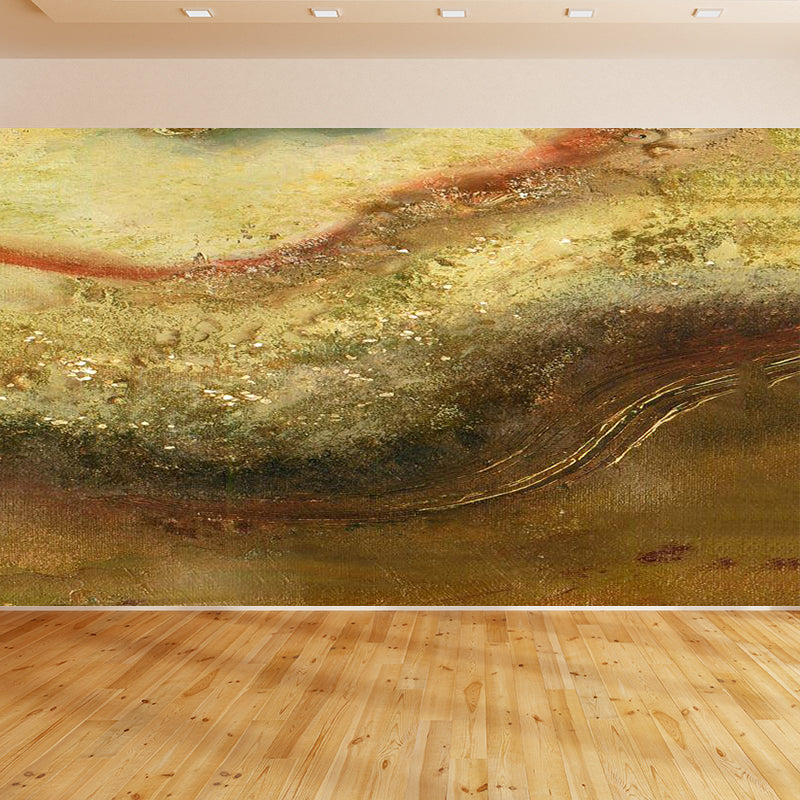 Modern Scenery Painting Wall Mural Soft Color Abstract Wall Covering for Home, Custom Print Clearhalo 'Wall Decor' 'Wall Mural' 1896425