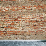 Whole Brickwork Wall Mural Light Color Non-Woven Wall Art for Home Decor, Custom Made Clearhalo 'Wall Decor' 'Wall Mural' 1896540