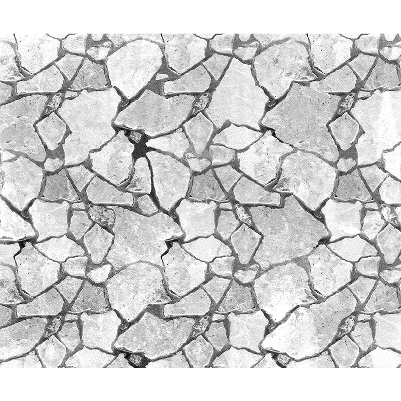 Whole Brickwork Wall Mural Light Color Non-Woven Wall Art for Home Decor, Custom Made Clearhalo 'Wall Decor' 'Wall Mural' 1896546