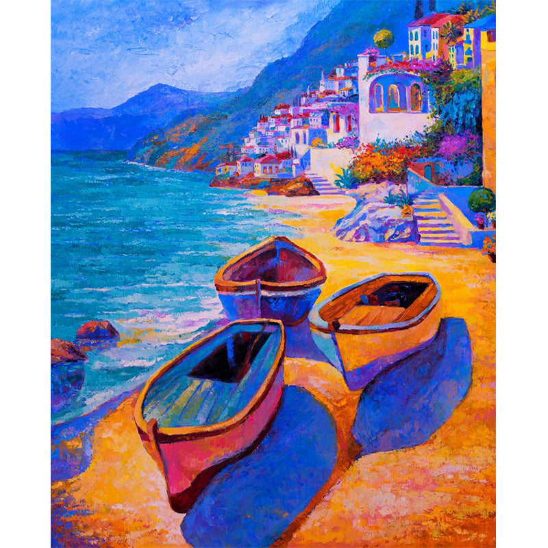 Classic Oil Painting Scenery Mural Decal Bright Color Stain Resistant Wall Decor for Room Clearhalo 'Wall Decor' 'Wall Mural' 1896581