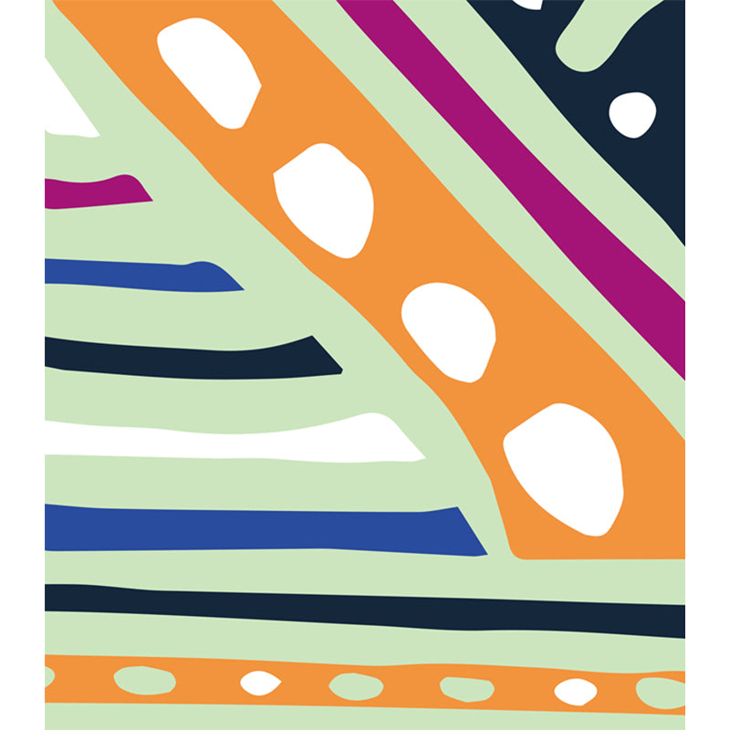 Contemporary Abstract Wall Mural Decal Colorful Geometric Wall Decor for Teens Room Clearhalo 'Wall Decor' 'Wall Mural' 1896641