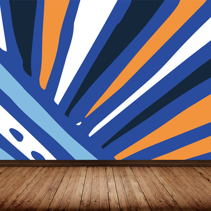 Contemporary Abstract Wall Mural Decal Colorful Geometric Wall Decor for Teens Room Blue Clearhalo 'Wall Decor' 'Wall Mural' 1896643