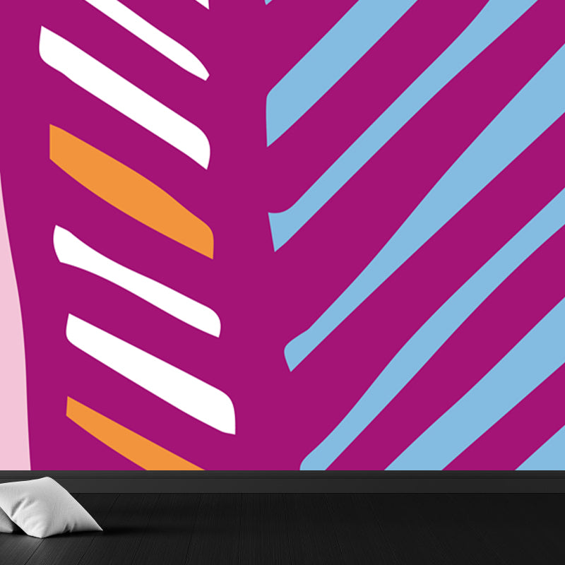 Contemporary Abstract Wall Mural Decal Colorful Geometric Wall Decor for Teens Room Clearhalo 'Wall Decor' 'Wall Mural' 1896650