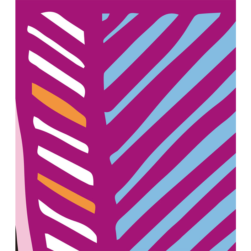 Contemporary Abstract Wall Mural Decal Colorful Geometric Wall Decor for Teens Room Clearhalo 'Wall Decor' 'Wall Mural' 1896651