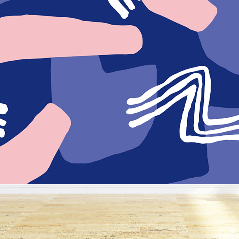 Colorful Modern Wall Paper Mural Whole Abstract Pattern Wall Art for House Interior Clearhalo 'Wall Decor' 'Wall Mural' 1896694