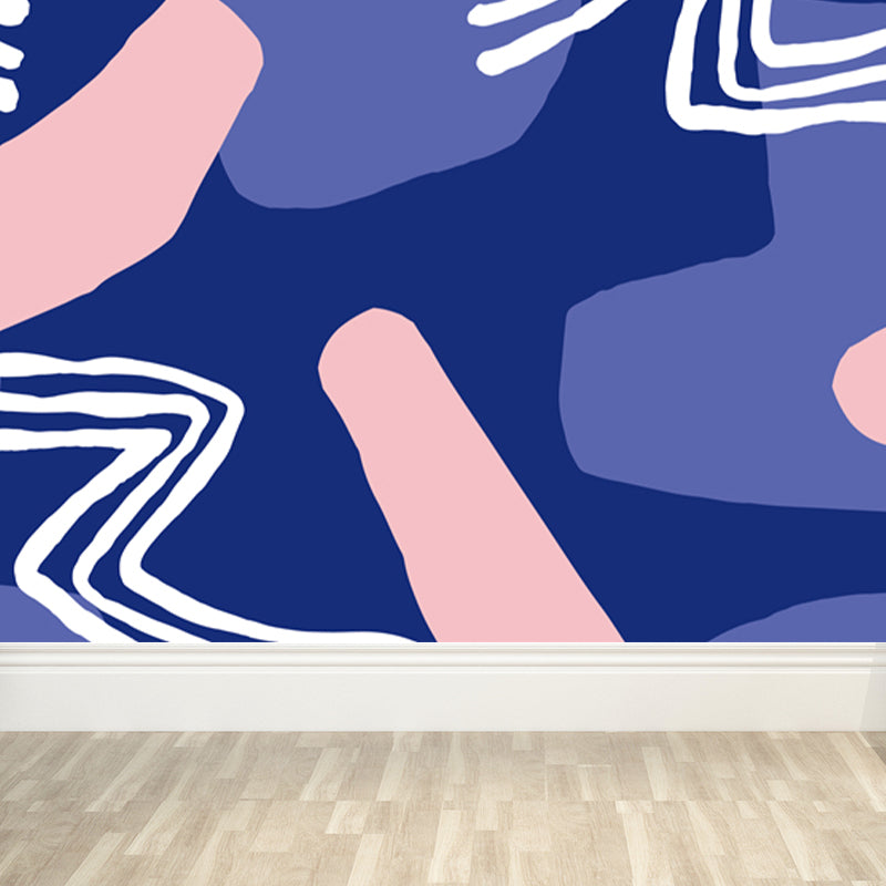 Colorful Modern Wall Paper Mural Whole Abstract Pattern Wall Art for House Interior Clearhalo 'Wall Decor' 'Wall Mural' 1896695