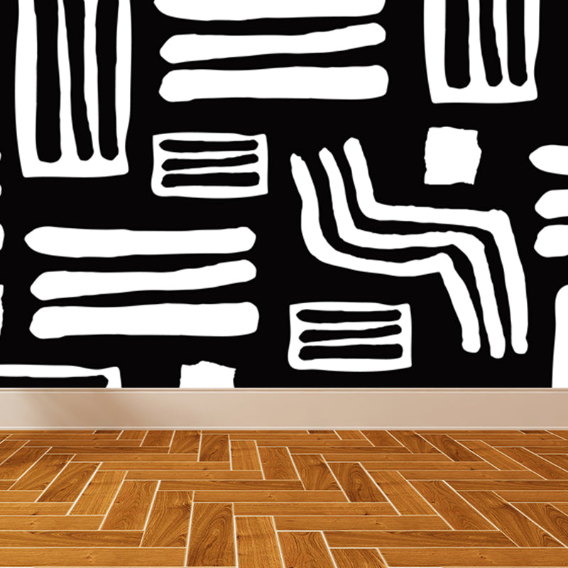 Huge Abstract Wall Covering Mural Water Resistant Contemporary Bedroom Wall Decor Clearhalo 'Wall Decor' 'Wall Mural' 1896724