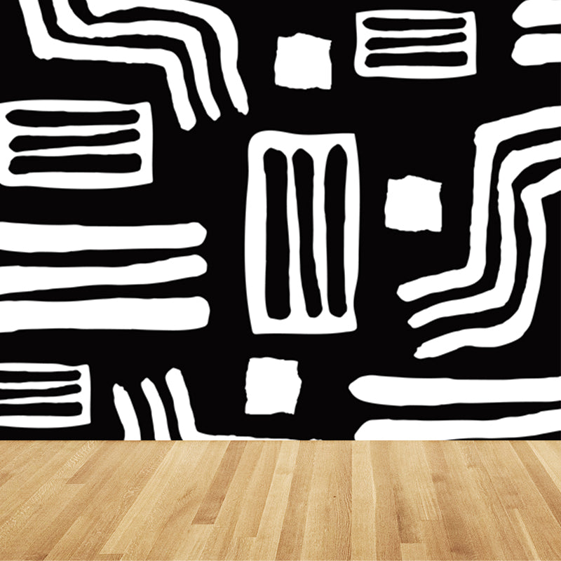 Huge Abstract Wall Covering Mural Water Resistant Contemporary Bedroom Wall Decor Clearhalo 'Wall Decor' 'Wall Mural' 1896725