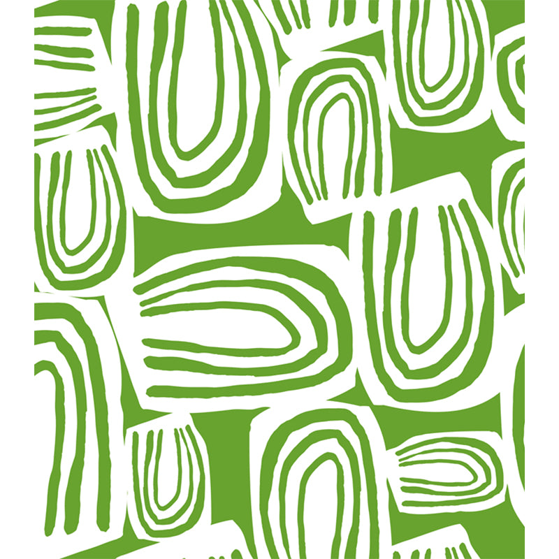 Custom Illustration Modern Mural Wallpaper with Abstract Pattern in Dark Color for Room Clearhalo 'Wall Decor' 'Wall Mural' 1896746