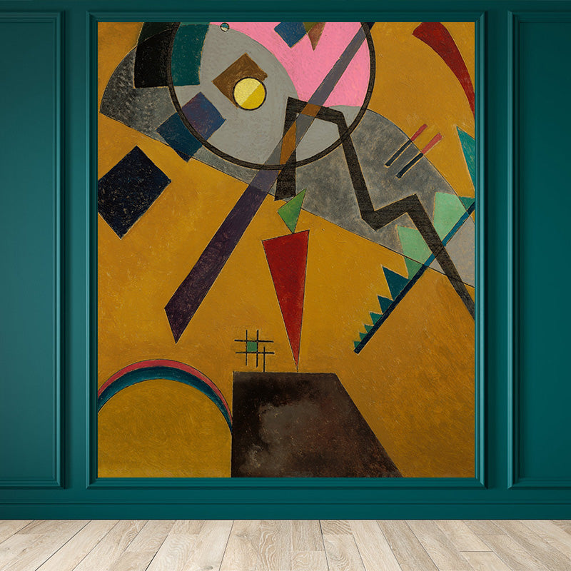 Illustration Abstract Wallpaper Mural Full Size Wall Art for Hallway, Made to Measure Clearhalo 'Wall Decor' 'Wall Mural' 1897084