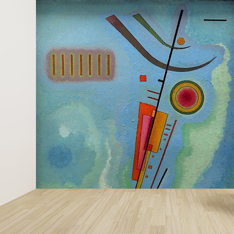 Illustration Abstract Wallpaper Mural Full Size Wall Art for Hallway, Made to Measure Clearhalo 'Wall Decor' 'Wall Mural' 1897095