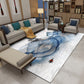 Multicolor Swirl Striped Pattern Rug Polyester Industrial Carpet Washable Anti-Slip Backing Indoor Rug for Decoration Blue Clearhalo 'Area Rug' 'Rug' 1897541