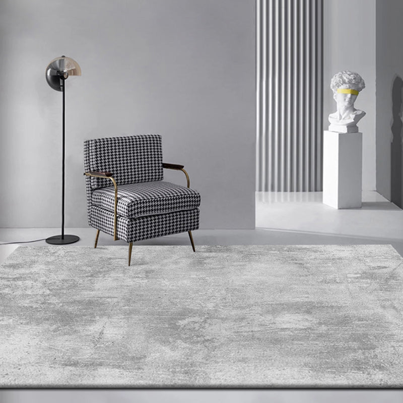 Industrial Study Rug Multi Colored Abstract Watercolor Pattern Rug Polyester Machine Washable Non-Slip Pet Friendly Area Rug Grey Clearhalo 'Area Rug' 'Rug' 1897680