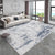 Grey and Brown Abstract Rug Polyester Industrial Rug Washable Anti-Slip Backing Pet Friendly Indoor Carpet for Bedroom Sky Blue Clearhalo 'Area Rug' 'Rug' 1897932