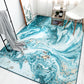 Creative Marble Look Rug Light Color Polypropylene Carpet Stain Resistant Area Rug for Living Room Clearhalo 'Area Rug' 'Rug' 1897982