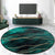 Stylish Novelty Area Rug Dark Color Abstract Carpet Anti-Slip Rug for Home Decoration Dark Green Clearhalo 'Area Rug' 'Rug' 1898004