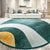 Stylish Novelty Area Rug Dark Color Abstract Carpet Anti-Slip Rug for Home Decoration Green Clearhalo 'Area Rug' 'Rug' 1898005
