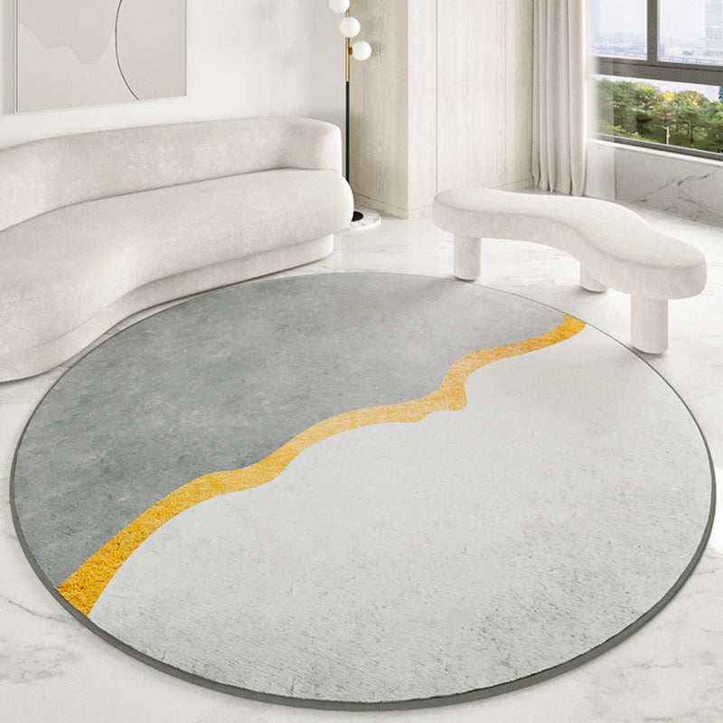 Stylish Novelty Area Rug Dark Color Abstract Carpet Anti-Slip Rug for Home Decoration Grey Clearhalo 'Area Rug' 'Rug' 1898006