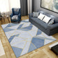 Morandi Color Triangle Indoor Rug Polypropylene Modernist Carpet Easy Care Rug for Home Decoration Blue Clearhalo 'Area Rug' 'Modern' 'Rugs' Rug' 1898020