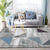 Multi Color Modern Style Rug Polypropylene Triangle Area Carpet Easy Care Indoor Rug for Home Decor Grey Clearhalo 'Area Rug' 'Modern' 'Rugs' Rug' 1898070