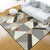 Multi Color Modern Style Rug Polypropylene Triangle Area Carpet Easy Care Indoor Rug for Home Decor Black Clearhalo 'Area Rug' 'Modern' 'Rugs' Rug' 1898073