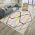 Multi Color Modern Style Rug Polypropylene Triangle Area Carpet Easy Care Indoor Rug for Home Decor Light Pink Clearhalo 'Area Rug' 'Modern' 'Rugs' Rug' 1898075