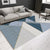 Stylish Modern Indoor Rug Multicolored Geometry Rug Anti-Slip Backing Washable Carpet for Home Dark Blue Clearhalo 'Area Rug' 'Modern' 'Rugs' Rug' 1898126