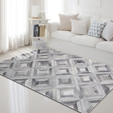 Dark Geometric Pattern Rug Synthetics Creative Carpet Anti-Slip Area Rug for Home Decoration Grey Clearhalo 'Area Rug' 'Rug' 1898224
