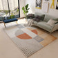 Modernist Colorblock Rug Morandi Color Polypropylene Area Rug Pet-Friendly Carpet for Home Decor Orange Clearhalo 'Area Rug' 'Modern' 'Rugs' Rug' 1898409