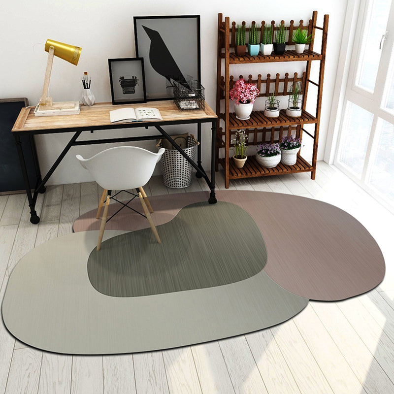 Novelty Shaped Geometric Pattern Rug Dark Color Modern Carpet Polypropylene Pet Friendly Non-Slip Rug for Dorm Room Green Clearhalo 'Area Rug' 'Rug' 1898532