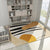 Bold Living Room Area Rug Contemporary Color Blocking Carpet Synthetics Stain Resistant Anti-Slip Backing Rug Yellow Clearhalo 'Area Rug' 'Rug' 1898556