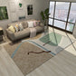 Modern Colorblock Area Rug Morandi Color Synthetics Rug Machine Washable Non-Slip Carpet for Home Decor Brown Clearhalo 'Area Rug' 'Rug' 1898573