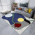 Creative Color Blocking Print Rug Multicolor Modern Style Carpet Polyester Non-Slip Backing Rug for Home Dark Blue Clearhalo 'Area Rug' 'Rug' 1898694