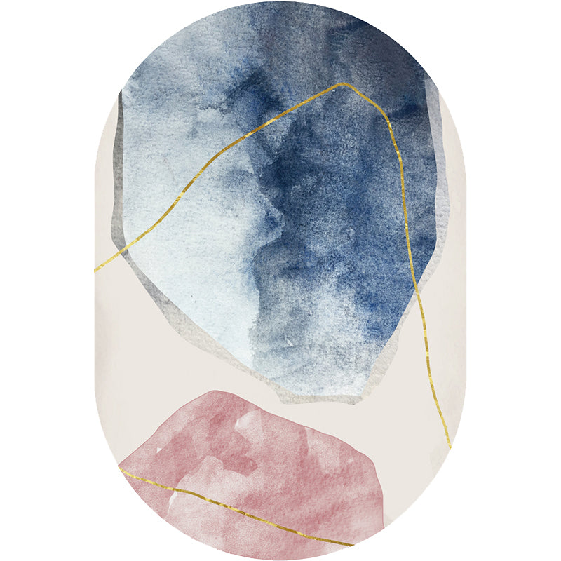 Soft Color Block Ombre Rug Polypropylene Nordic Area Carpet Stain Resistant Rug for Home Decoration Clearhalo 'Area Rug' 'Rug' 1898723