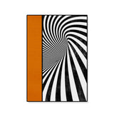 Contemporary Geometric Wall Art Canvas Textured Dark Color Wall Decor for Hallway Clearhalo 'Art Gallery' 'Canvas Art' 'Contemporary Art Gallery' 'Modern' Arts' 1898968