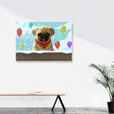 Drawing Animal Wall Decor Soft Color Childrens Art Canvas Print for Boys Bedroom Clearhalo 'Art Gallery' 'Canvas Art' 'Kids' Arts' 1898991