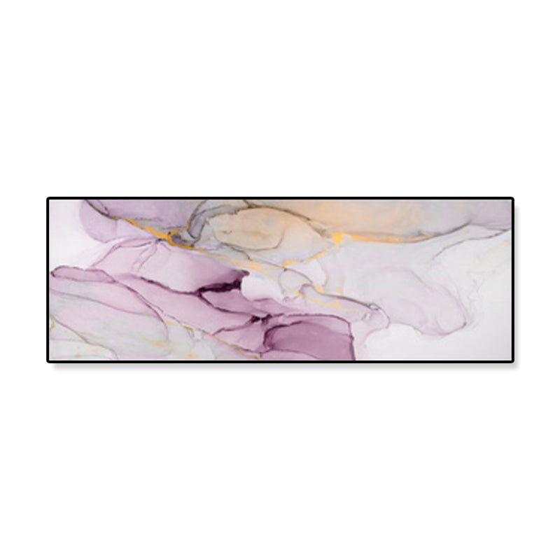 Nordic Flows Pattern Wall Art Soft Color Abstract Canvas Print for House Interior