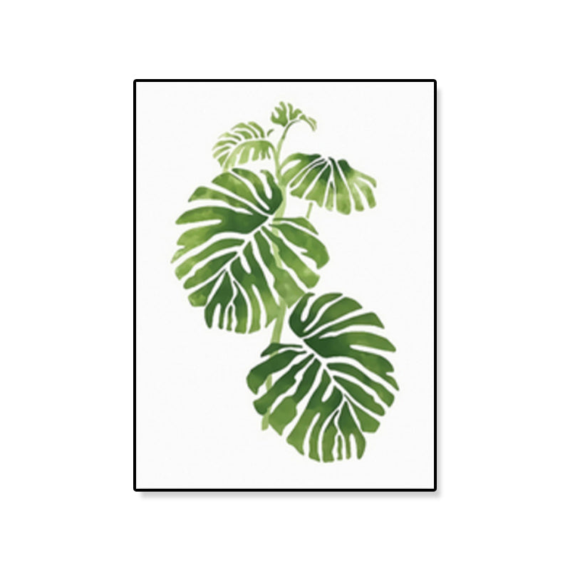 Minimalist Illustration Plant Wall Art House Interior Canvas Print in Pastel Color Clearhalo 'Art Gallery' 'Canvas Art' 'Contemporary Art Gallery' 'Contemporary Art' 'Minimalism' 'Minimalist Art Gallery' 'Scandinavian' Arts' 1899292